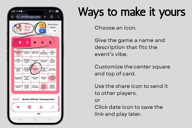 Fundraising gala bingo Make It Yours image