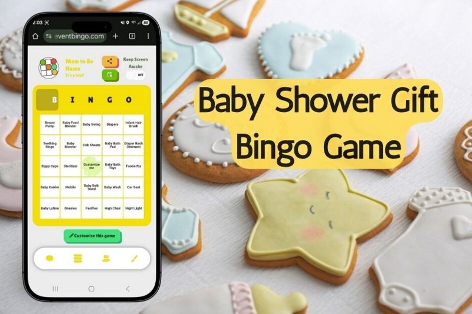 Baby Shower Gift Bingo