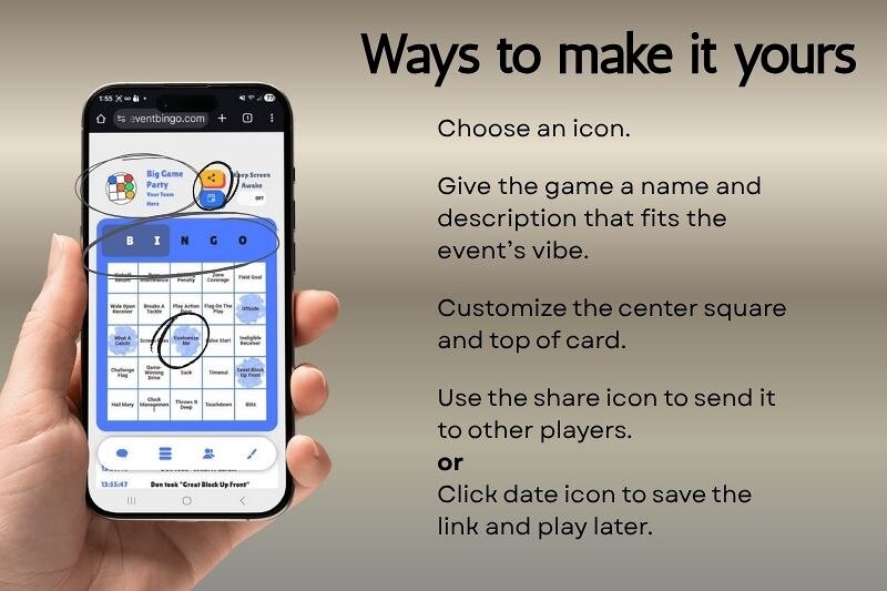 Football watch party Make It Yours image