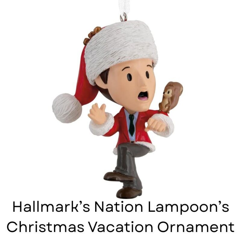 Clark and squirrel ornament gift