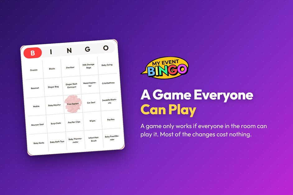 A live bingo board on a phone, where each player marks their own squares at their own pace